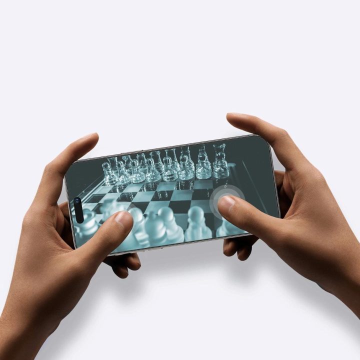 Grūdintas stiklas iPhone 16 Pro su matinė danga AmazingThing