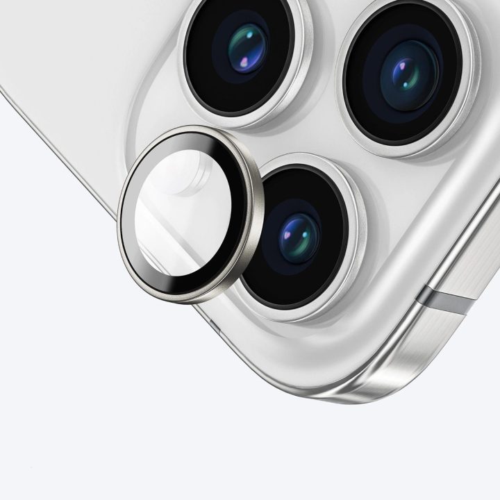 Apsauginis stiklas objektyvui iPhone 16 Pro skaidrus grūdintas AmazingThing