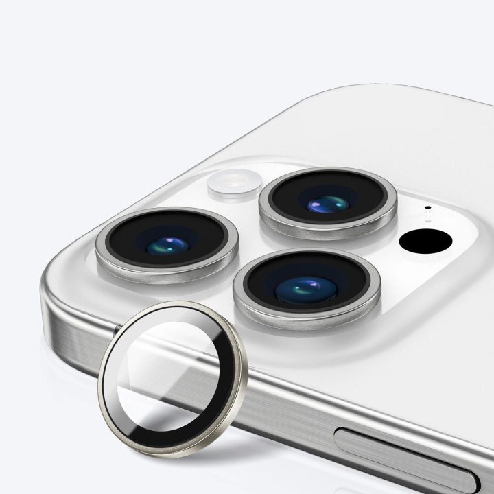 Apsauginis stiklas objektyvui iPhone 16 Pro skaidrus grūdintas AmazingThing