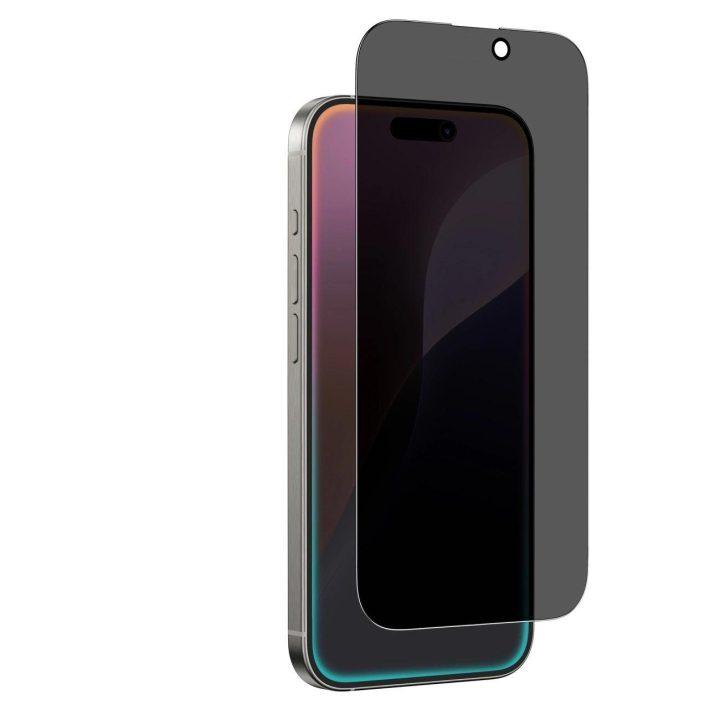 Grūdintas privatumo stiklas iPhone 16 Plus telefonui AmazingThing