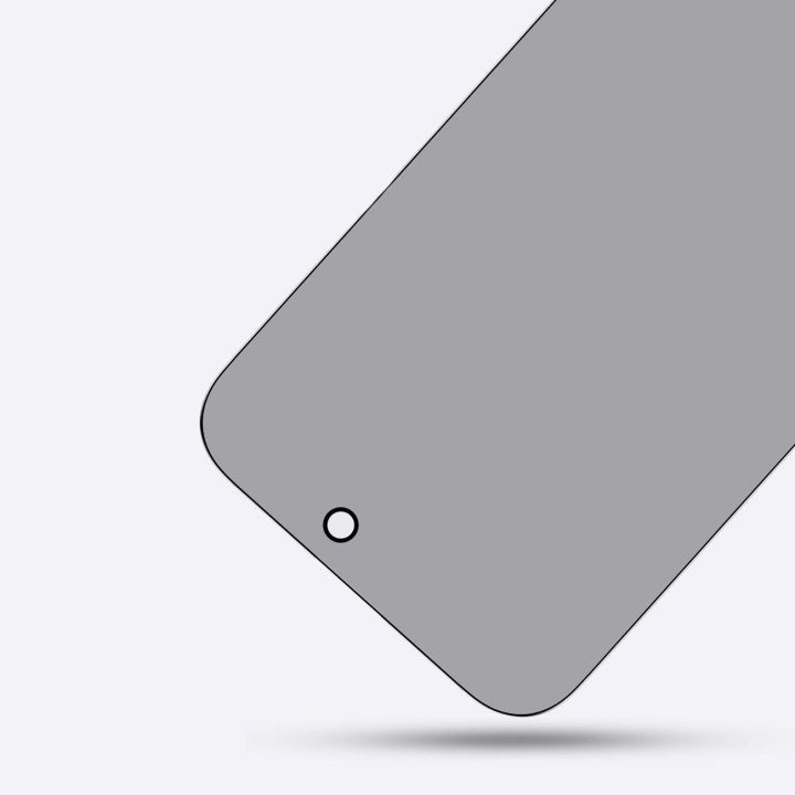 Grūdintas privatumo stiklas iPhone 16 Plus telefonui AmazingThing
