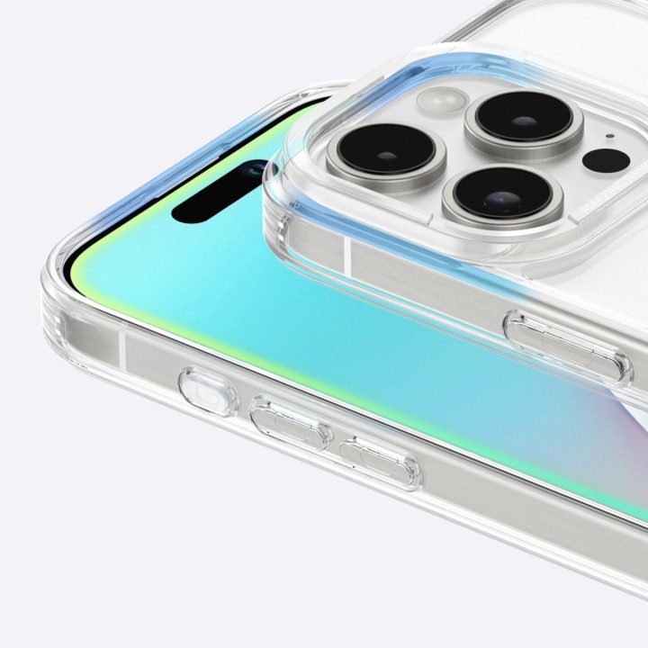 Permatomas magnetinis telefono dėklas iPhone 16 Pro su MagSafe AmazingThing