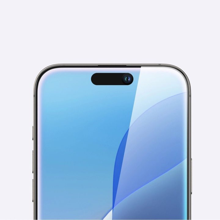 Grūdintas stiklas iPhone 16 Pro Max ekranui nuo smūgių AmazingThing