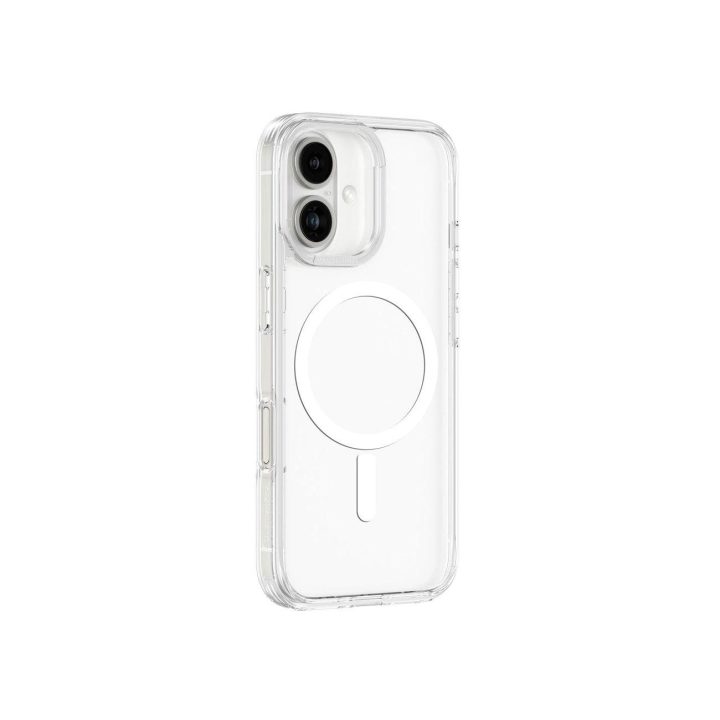 Permatomas magnetinis telefono dėklas su žiedu iPhone 16 AmazingThing