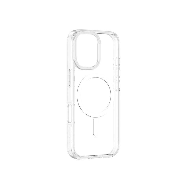 Permatomas magnetinis telefono dėklas su žiedu iPhone 16 AmazingThing