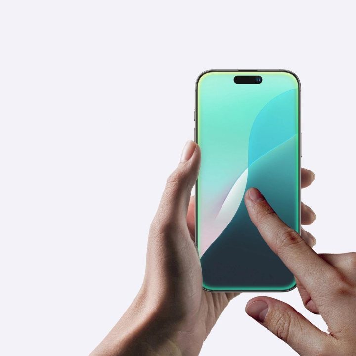 Grūdintas stiklas iPhone 16 Plus su matiniu paviršiumi AmazingThing