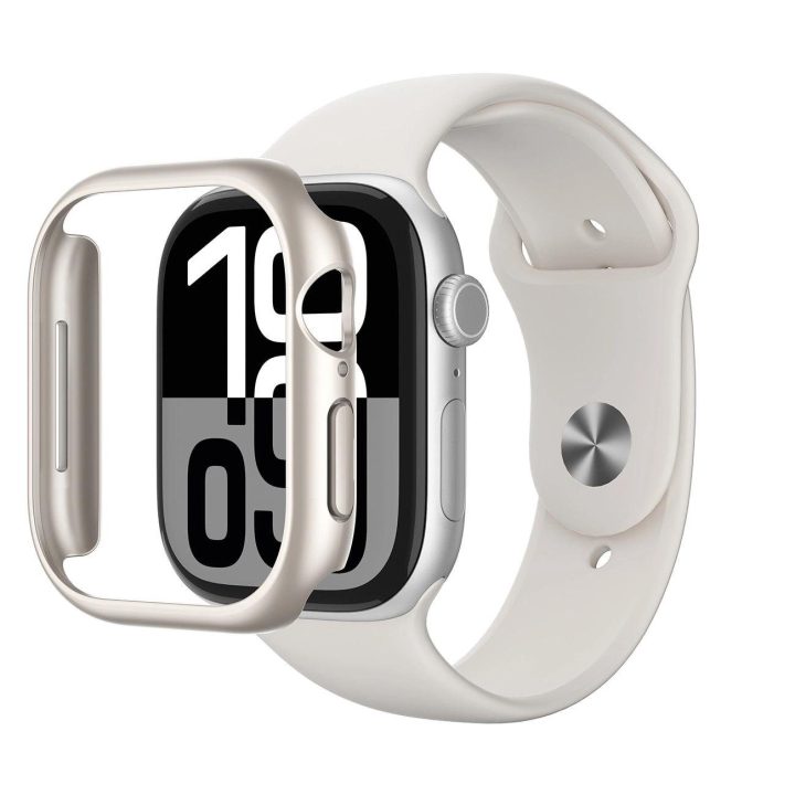 Apsauginis sidabrinis laikrodžio dėklas Apple Watch 46mm AmazingThing