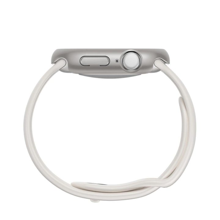 Apsauginis sidabrinis laikrodžio dėklas Apple Watch 46mm AmazingThing