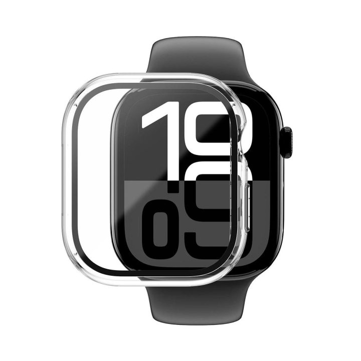 Permatomas stiklinis dėklas Apple Watch 42mm apsaugai AmazingThing