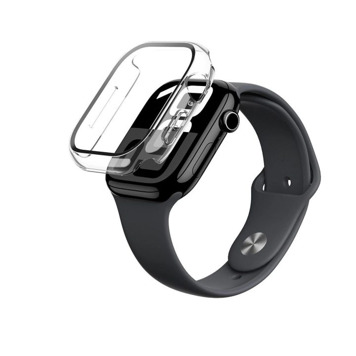 Permatomas stiklinis dėklas Apple Watch 42mm apsaugai AmazingThing