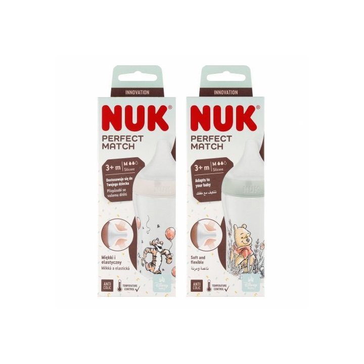 Silikoninis buteliukas kūdikiams su Pūkuotuku 260 ml