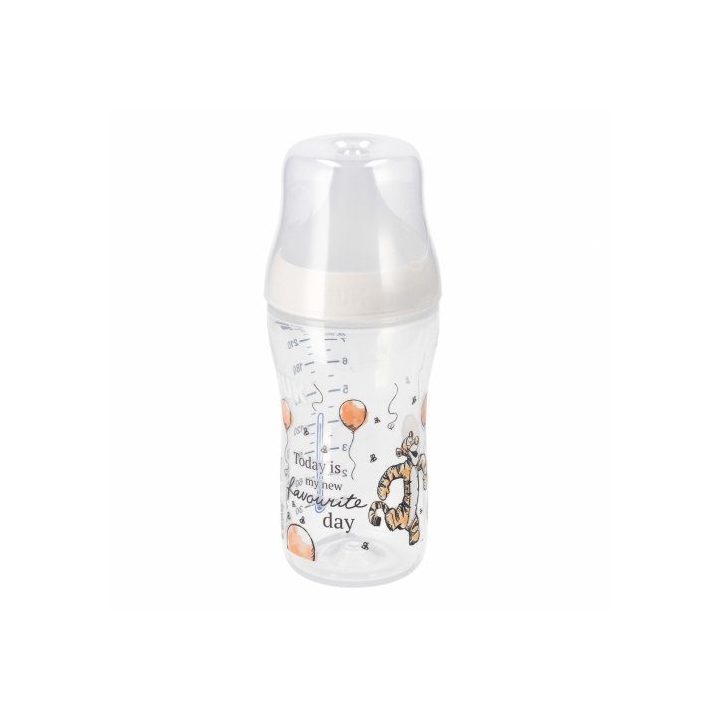 Silikoninis buteliukas kūdikiams su Pūkuotuku 260 ml