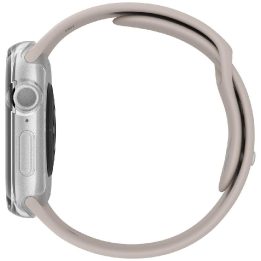 Permatomas apsauginis dėklas Apple Watch 46mm laikrodžiui Uniq