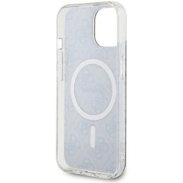 iPhone 15 rudas dėklas su MagSafe palaikymu Guess