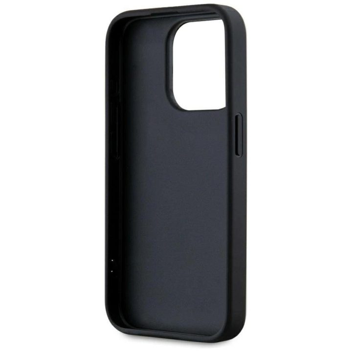 iPhone 15 Pro dėklas raudonas su dirželiu Karl Lagerfeld