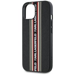 iPhone 15 dėklas raudonas su virvele Saffiano Karl Lagerfeld