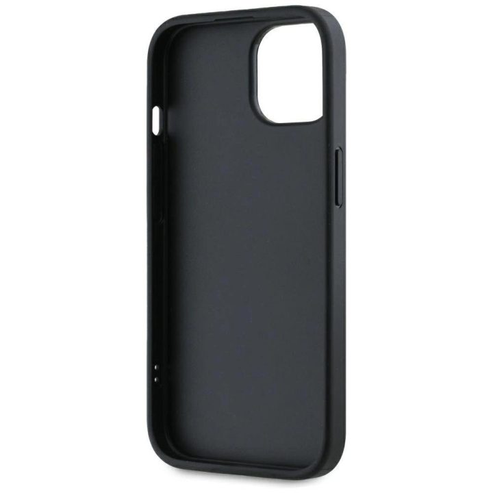 iPhone 15 dėklas raudonas su virvele Saffiano Karl Lagerfeld