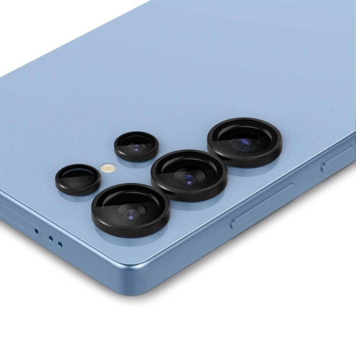 Apsauginis juodas stikliukas kamerai Samsung S25 Ultra Spigen 2 vnt.