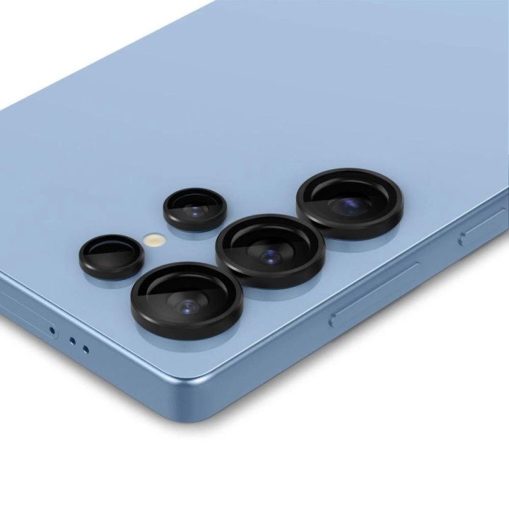 Apsauginis juodas stikliukas kamerai Samsung S25 Ultra Spigen 2 vnt.