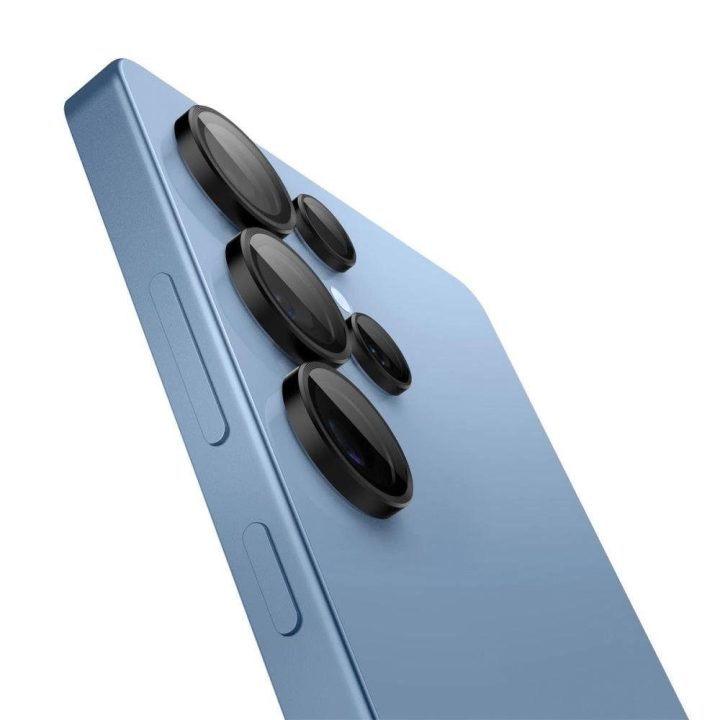 Apsauginis juodas stikliukas kamerai Samsung S25 Ultra Spigen 2 vnt.