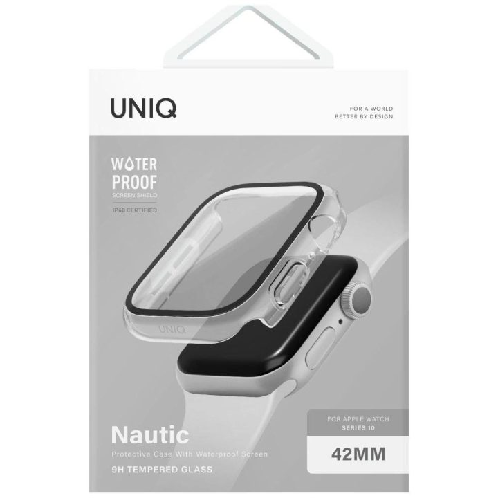 Permatomas apsauginis dėklas Apple Watch 42mm laikrodžiui Uniq