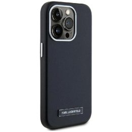 Juodas iPhone 15 Pro dėklas su MagSafe funkcija Karl Lagerfeld