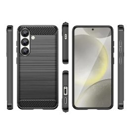 Dėklas telefonui juodas silikoninis atsparus smūgiams Samsung Galaxy M06