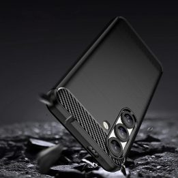 Dėklas telefonui juodas silikoninis atsparus smūgiams Xiaomi Note 14 Pro 5G