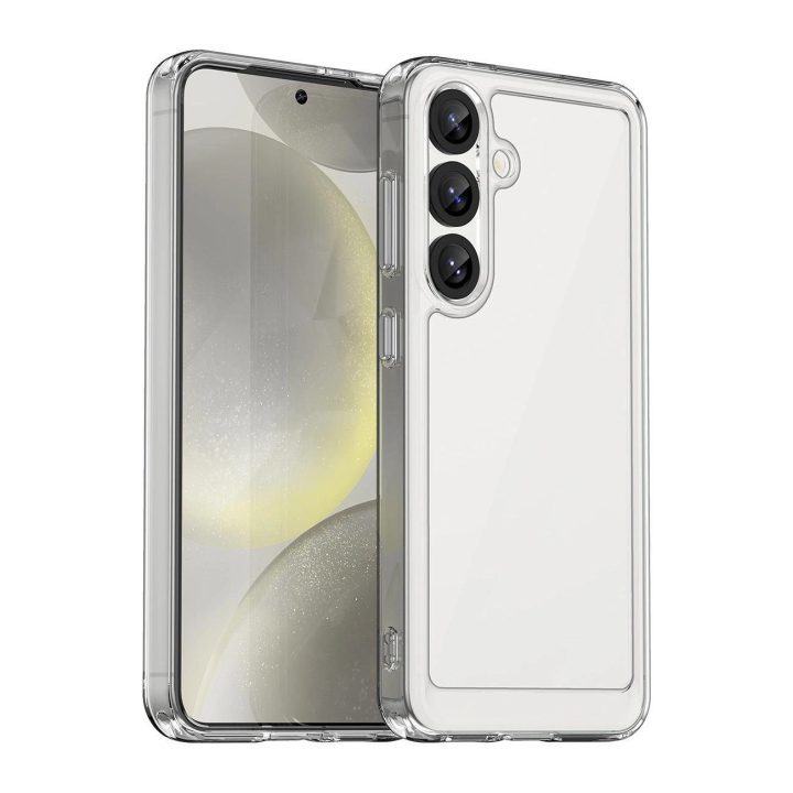 Permatomas telefono dėklas su geliniu rėmeliu Nothing Phone (3a) Pro