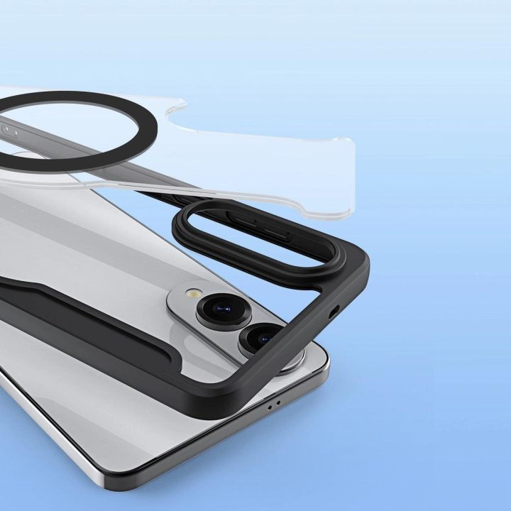 Dėklas telefonui juodas su MagSafe funkcija Samsung Galaxy S25 Edge