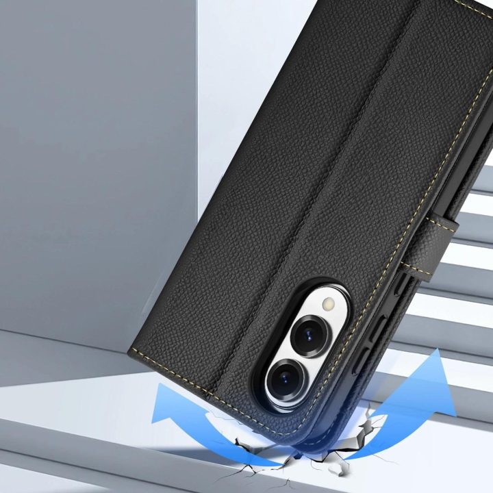Juodas telefonas dėklas su MagSafe Samsung Galaxy S25 Edge