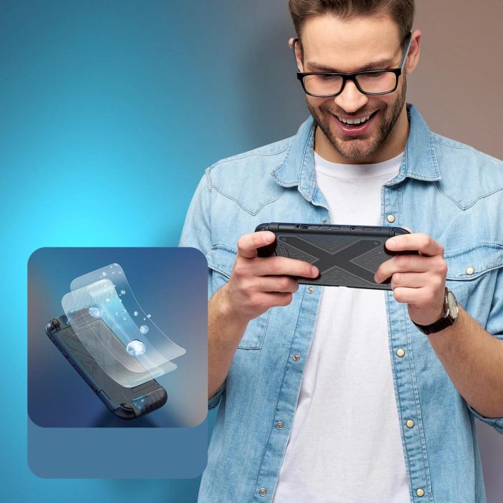 Apsauginis juodas dėklas Nintendo Switch 2 konsolei