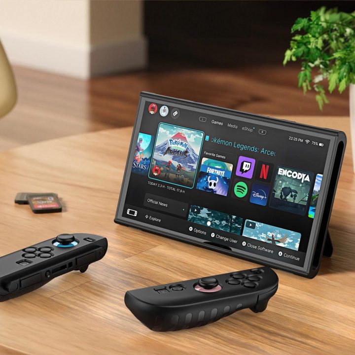 Apsauginis juodas dėklas Nintendo Switch 2 konsolei