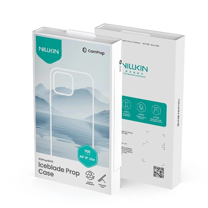 Žalios spalvos magnetinis telefono dėklas su stovu iPhone 16e Nillkin