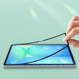 Matinis ekrano apsauginis stiklas planšetei su rėmeliu Galaxy Tab S10 FE Plus