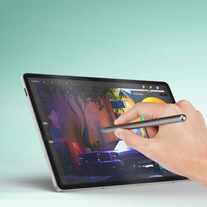 Matinis ekrano apsauginis stiklas planšetei su rėmeliu Galaxy Tab S10 FE Plus