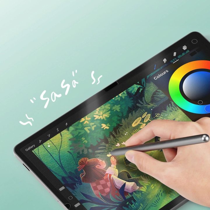Matinis ekrano apsauginis stiklas planšetei su rėmeliu Galaxy Tab S10 FE Plus