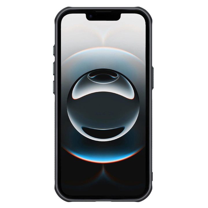 Telefono dėklas su stovu ir apsauga nuo smūgių iPhone 16e Nillkin juodas
