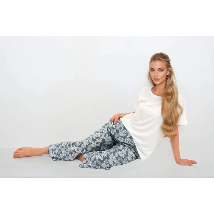Moteriška rožinė pižama su šortais vasarai Casual Beauty