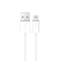 Įkrovimo laidas baltas 3 m USB-A į Lightning Puro