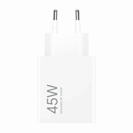 Sieninis įkroviklis USB-A baltas 45W greito įkrovimo Xiaomi