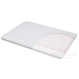 Termoelastinė balta pagalvė kūdikiui 40x26 cm AEROSLIM