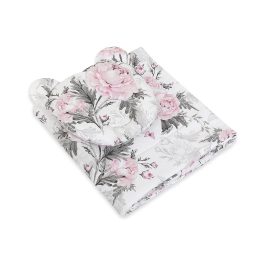Patalynės komplektas kūdikiui su pagalvėle ir gėlėmis – Romantic Peonies