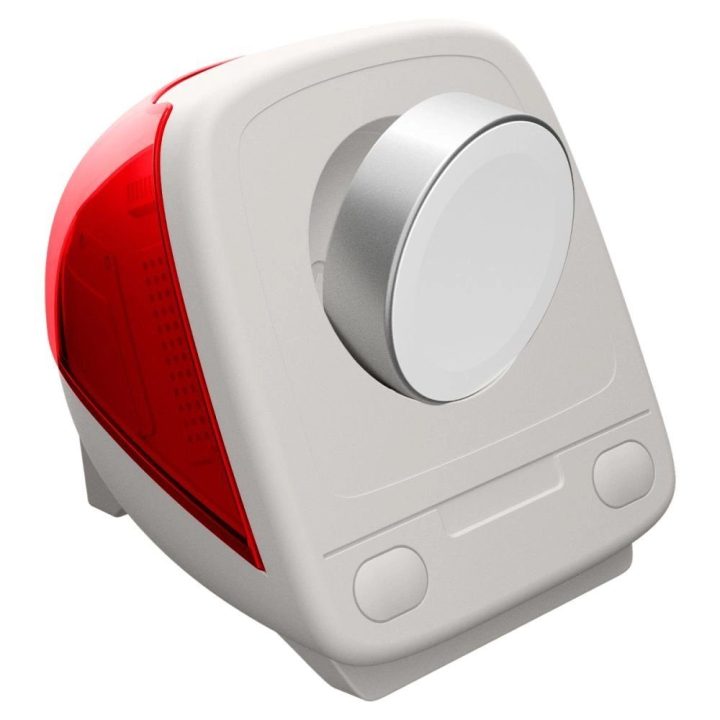 Laikiklis laikrodžiui Apple Watch, raudonas plastikinis, Spigen
