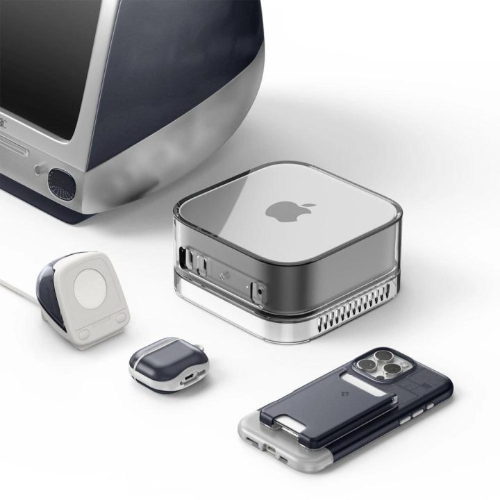 Laikiklis pilkas laikrodžiui Apple Watch su įkrovimo funkcija Spigen