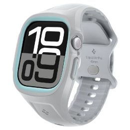 Dirželis laikrodžiui pilkas silikoninis 46 mm Apple Watch Spigen
