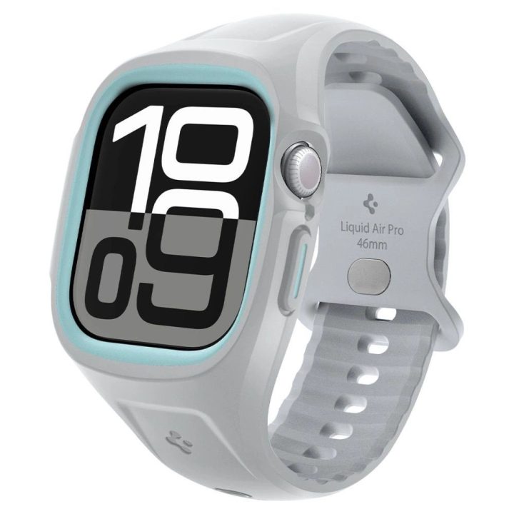 Dirželis laikrodžiui pilkas silikoninis 46 mm Apple Watch Spigen