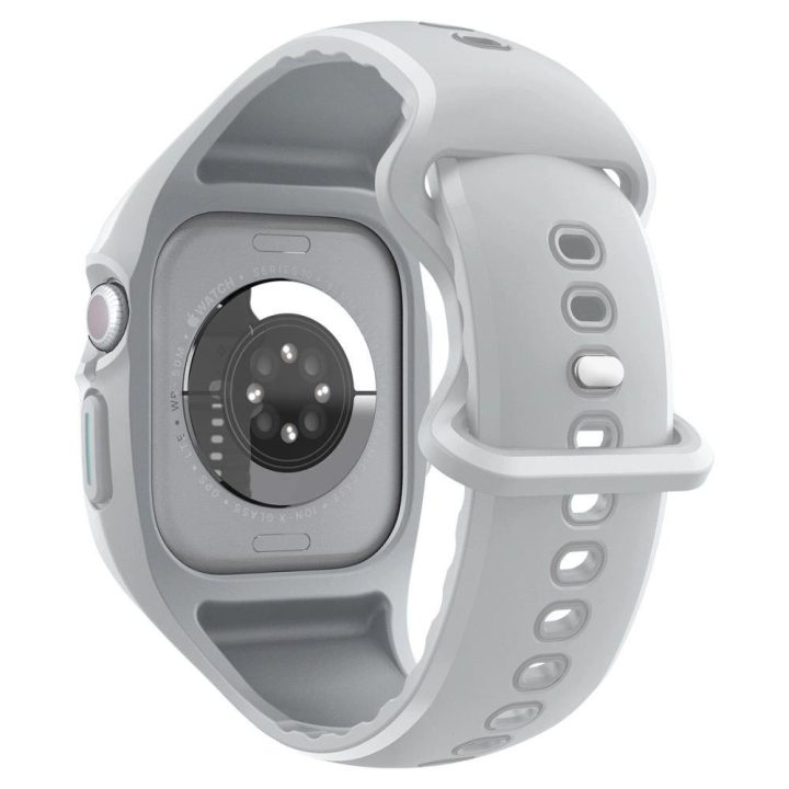 Dirželis laikrodžiui pilkas silikoninis 46 mm Apple Watch Spigen