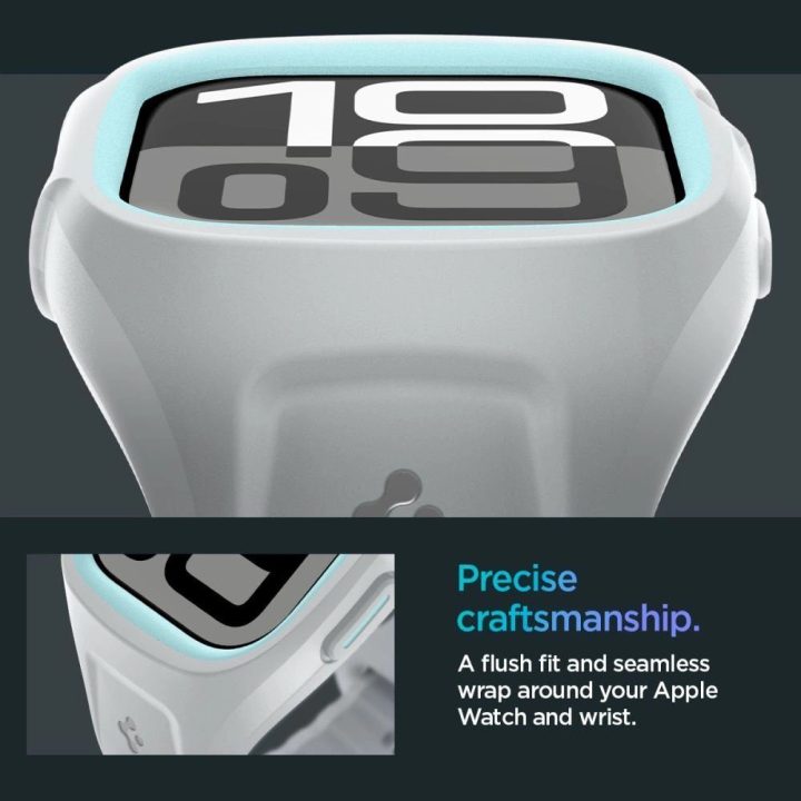 Dirželis laikrodžiui pilkas silikoninis 46 mm Apple Watch Spigen