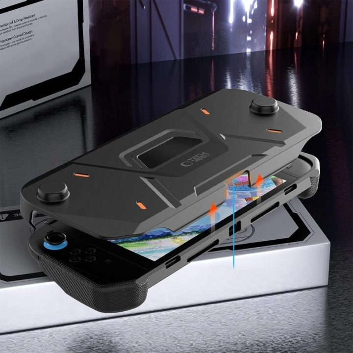 Dėklas konsolei juodas atsparus smūgiams Nintendo Switch 2